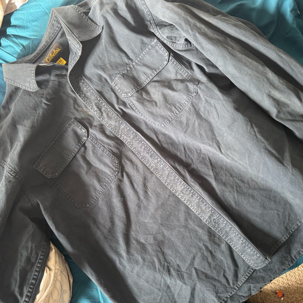 Cabela's Gray Denim Jacket